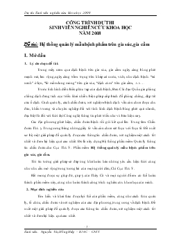 Đề tài Hệ thống quản lý mẫu bệnh phẩm trên gia súc, gia cầm