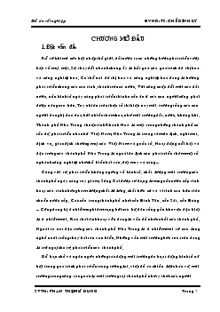 Đồ án Xây dựng chiến lược bảo vệ môi trường thành phố Nha Trang tỉnh Khánh Hoà từ nay đến 2020