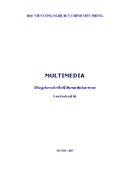 Bài giảng Multimedia