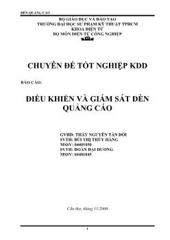 Chuyên đề Điều khiển và giám sát đèn quảng cáo