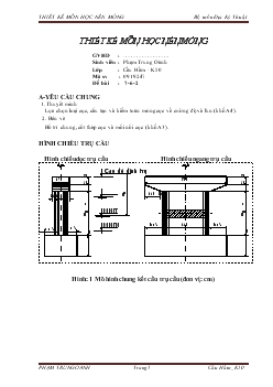 Đề tài Thiết kế môn học nền và móng (bài tham khảo 9)