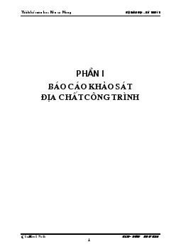 Đề tài Thiết kế môn học nền và móng (bài tham khảo 2)