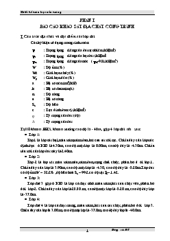 Đề tài Thiết kế môn học nền và móng (bài tham khảo 7)