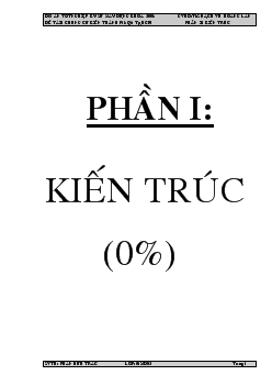 Đồ án Chung cư cao tầng Kiến Thành