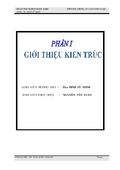 Đồ án Chung cư cao tầng P12-Q3, thành phố Hồ Chí Minh