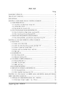 Đồ án Công nghệ CTI và khả năng ứng dụng trong hệ thống Bank – by – Phone