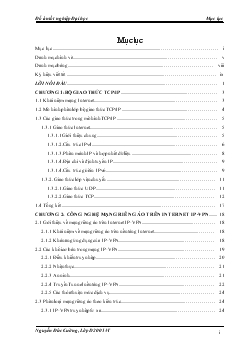 Đồ án Công nghệ IP-VPN