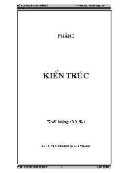 Đồ án Công trình trụ sở báo Tuổi Trẻ