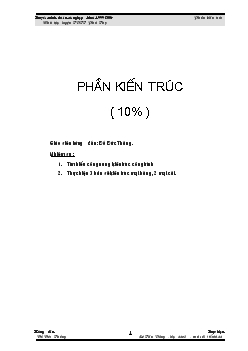 Đồ án Nhà tập luyện thể dục thể thao Phú Thọ, thành phố Hồ Chí Minh