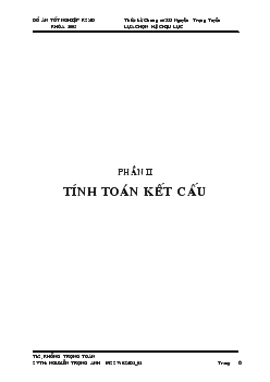 Đồ án Thiết kế chung cư 353 Nguyễn Trọng Tuyển