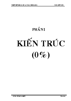 Đồ án Thiết kế chung cư A4 Phan Xích Long