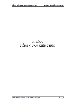 Đồ án Thiết kế chung cư An Bình, Bình Dương