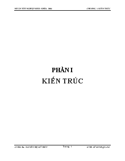 Đồ án Thiết kế chung cư cao tầng phường 11, quận 5 thành phố Hồ Chí Minh