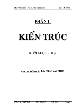 Đồ án Thiết kế chung cư cao tầng tại quận Tân Bình