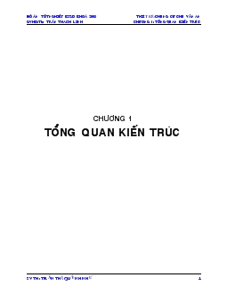 Đồ án Thiết kế chung cư Chu Văn An