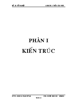 Đồ án Thiết kế chung cư khu tái định cư Thạnh Mỹ Lợi
