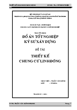 Đồ án Thiết kế chung cư Linh Đông, Phường Linh Đông, Quận Thủ Đức, thành phố Hồ Chí Minh