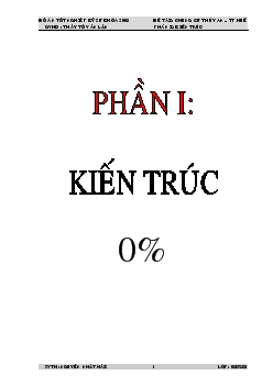 Đồ án Thiết kế chung cư Thúy An thành phố Huế