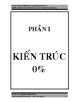 Đồ án Thiết kế công ty cổ phần đầu tư và kinh doanh nhà