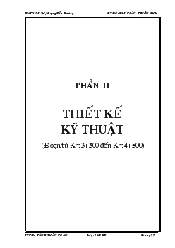 Đồ án Thiết kế đường qua hai điểm C-B