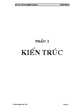 Đồ án Thiết kế ký túc xá trường cao đẳng sư phạm Đồng Tháp