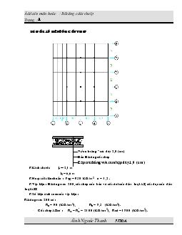 Đồ án Thiết kê sàn bê tông cốt thép