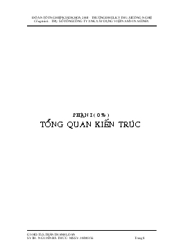 Đồ án Thiết kế tào nhà Vinaconex khu đô thị Trung Hoà – Nhân Chính quận Thanh Xuân – Hà Nội