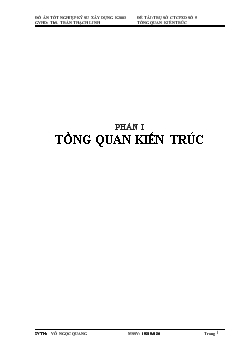 Đồ án Thiết kế trụ sở công ty cổ phần xây dựng số 5