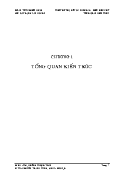 Đồ án Thiết kế trụ sở làm việc 211 Điện Biên Phủ, thành phố Hồ Chí Minh