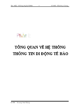 Đồ án Tìm hiểu về hệ thống thông tin di động CDMA và mô phỏng trải phổ trực tiếp DS – SS Trên Matlab