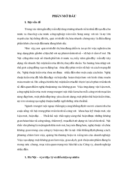 Đồ án Trang trí nội thất văn phòng Công ty Điện tử Sam Sung