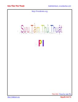 Ebook Sưu tầm thủ thuật máy tính - phần 1