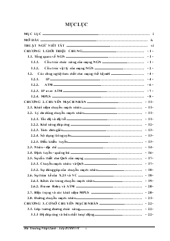 Luận văn Chuyển mạch MPLS