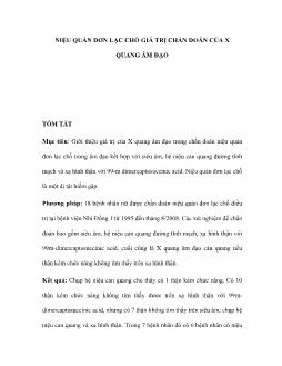 Niệu quản đơn lạc chỗ giá trị chẩn đoán của X quang âm đạo