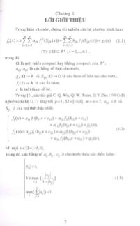Luận văn Xấp xỉ và khai triển tiệm cận nghiệm của hệ phương trình hàm