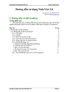 Hướng dẫn cài đặt localhost cho NukeViet 2.0