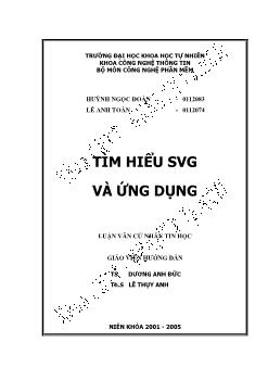 Luận văn Tìm hiểu SVG và ứng dụng