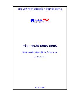 Bài giàng Tính toán song song