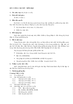 Giáo trình Kỹ thuật vi xử lý