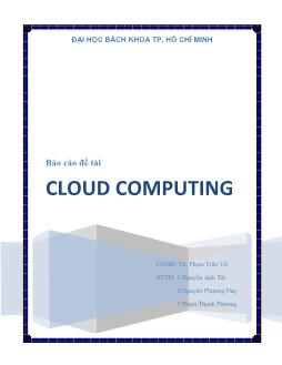 Báo cáo Cloud computing