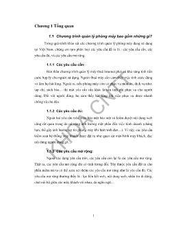 Luận văn Xây dựng chương trình quản lý phòng máy