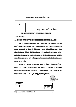 Bài giảng Nhập môn xử lý ảnh