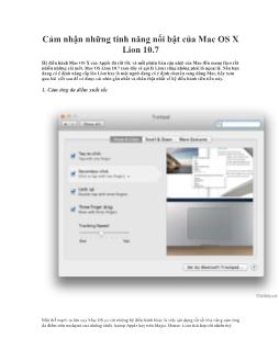 Cảm nhận những tính năng nổi bật của Mac OS X Lion 10.7