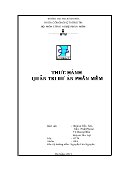 Đề tài Công nghệ phần mềm - Web sites du lịch Quảng Bình