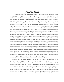 Đề tài Phân tích, thiết kế và xây dựng chương trình Quản lý nhân sự