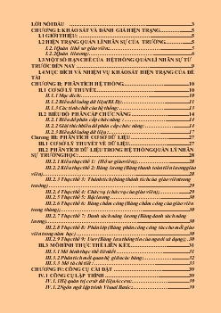 Đề tài Quản lý nhân sự trường tiểu học Chấn Thịnh