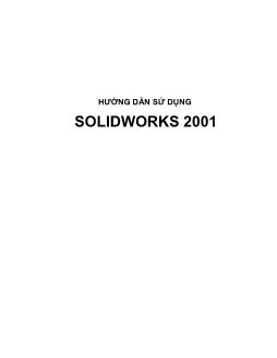 Ebook Hướng dẫn sử dụng solidworks 2001