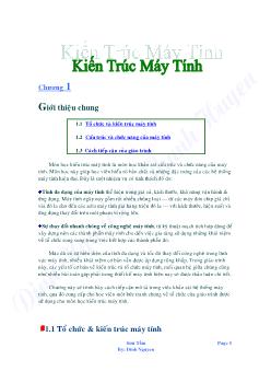 Ebook Kiến trúc máy tính