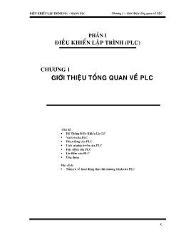 Giáo trình Điều khiển lập trình PLC - Mạng PLC