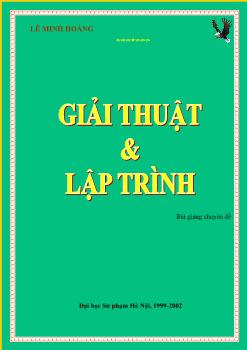 Giáo trình Giải thuật và lập trình